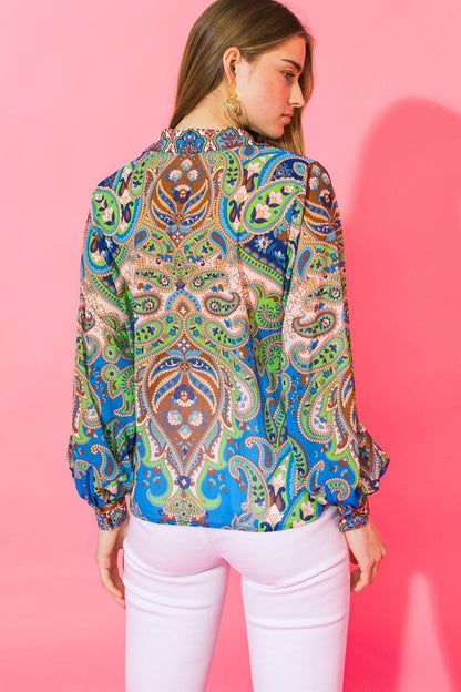 In a Good Place Woven Top