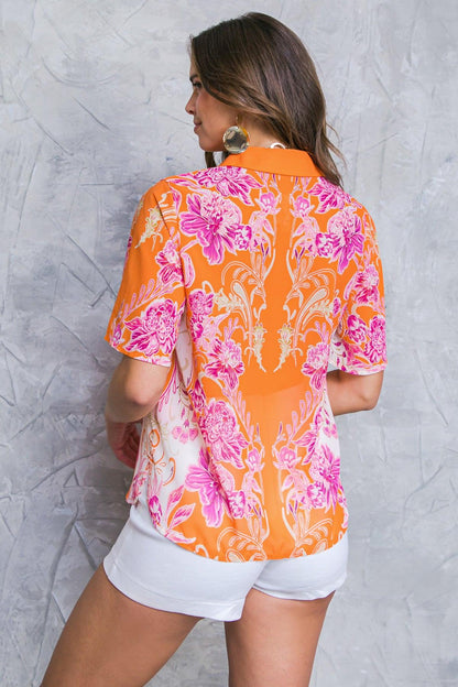 Flourishing Dreams Woven Top
