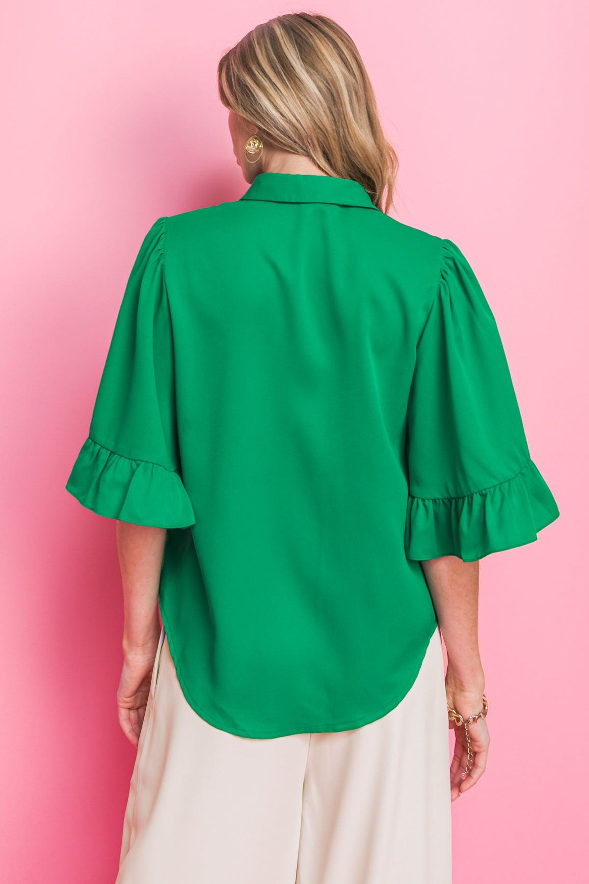 Back to Business Woven Top