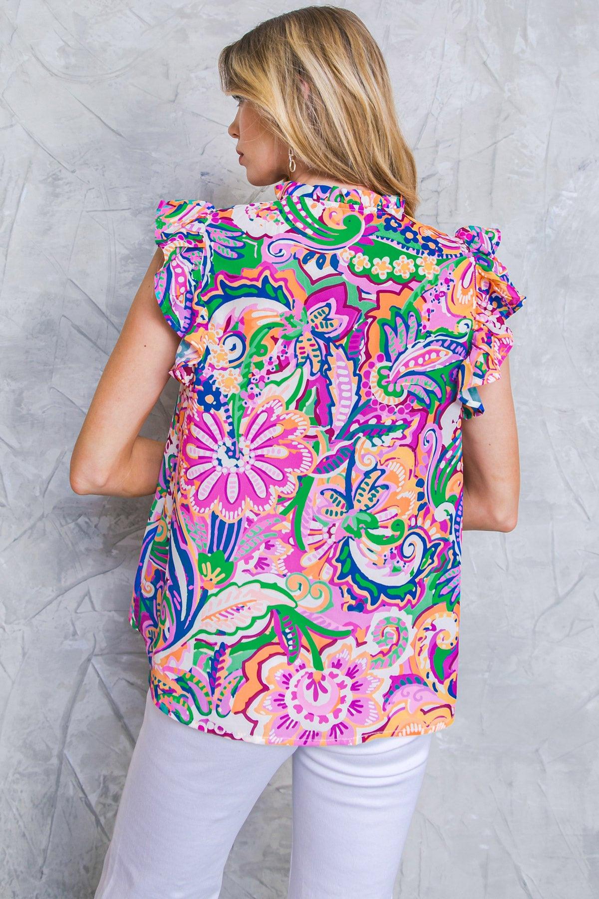 Daytime Dreams Woven Top