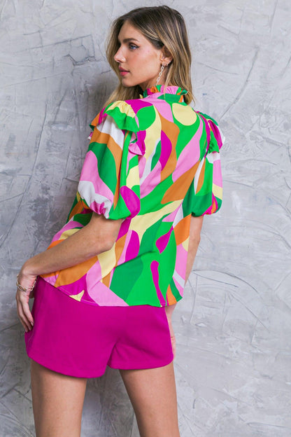 Make Them Proud Woven Top