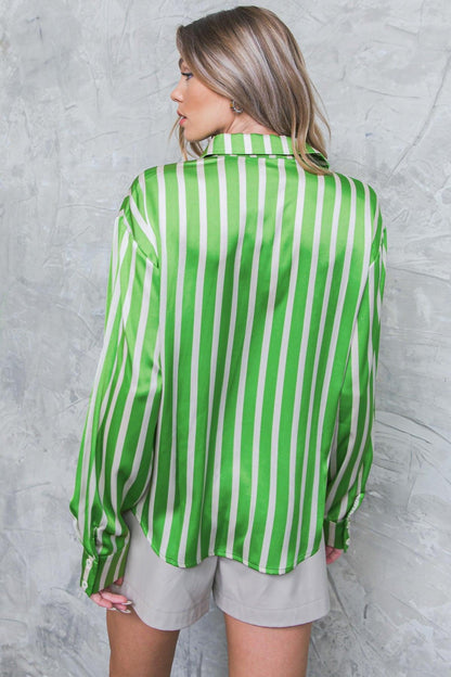 Nothing to Regret Satin Woven Top