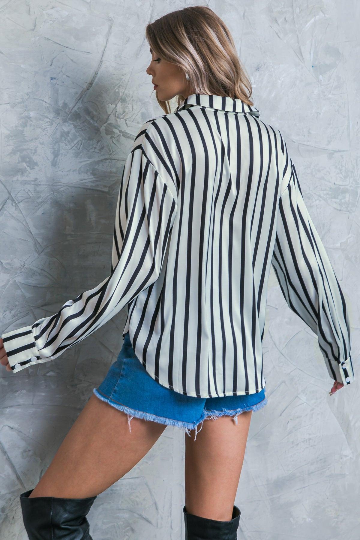 Nothing to Regret Satin Woven Top