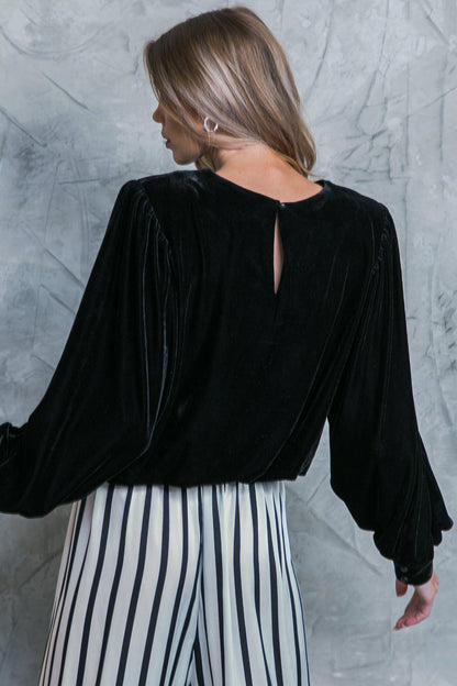 It's Your Time Velvet Top