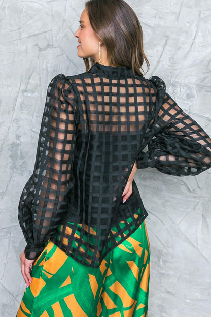 Fluttering on Woven Top