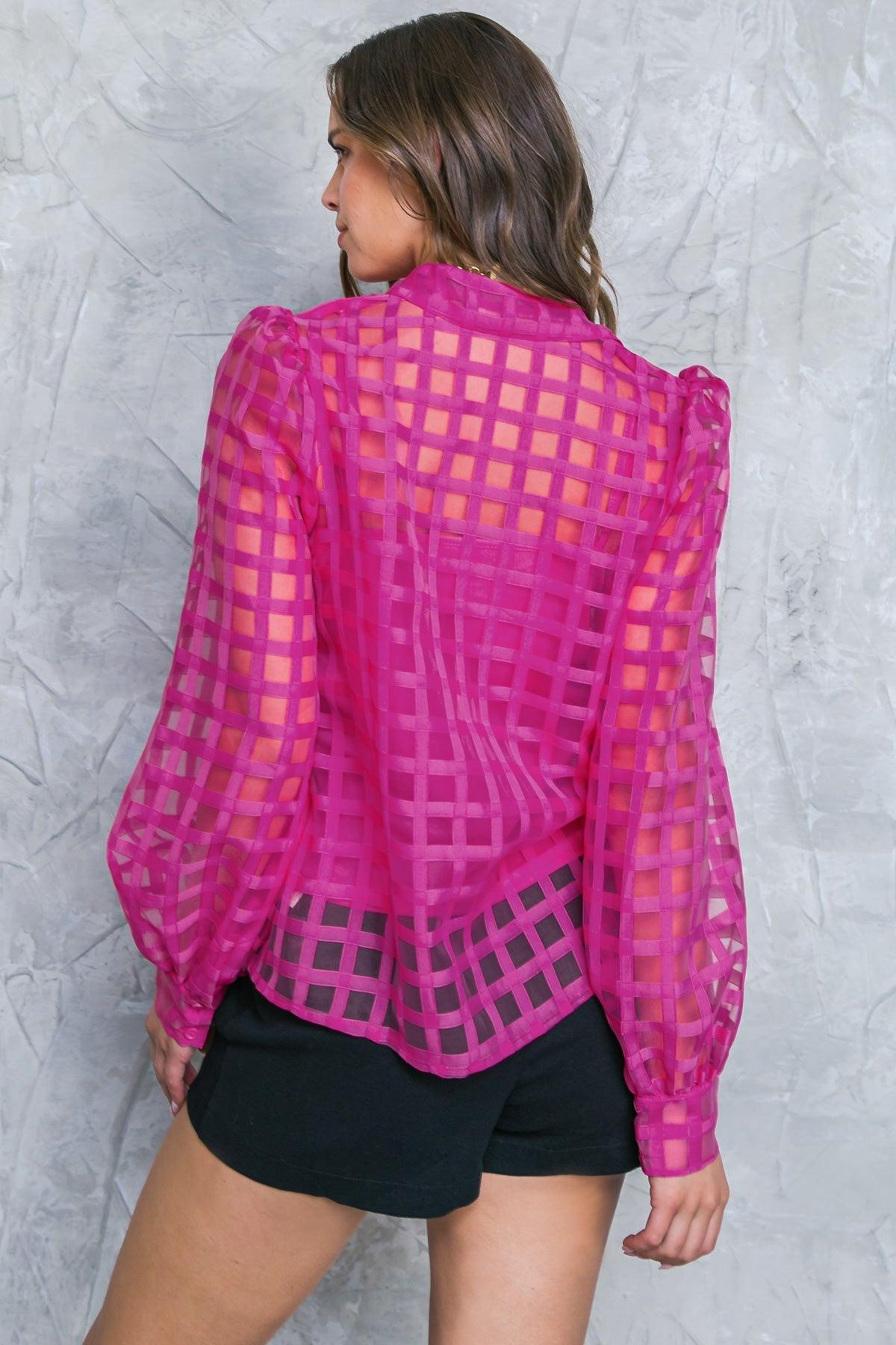 Fluttering on Woven Top