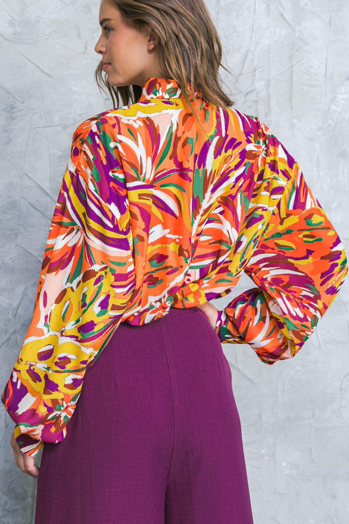 Famous Behavior Woven Top