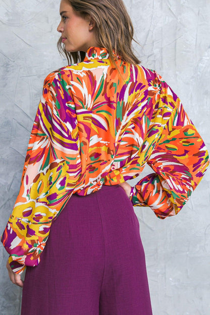 Famous Behavior Woven Top