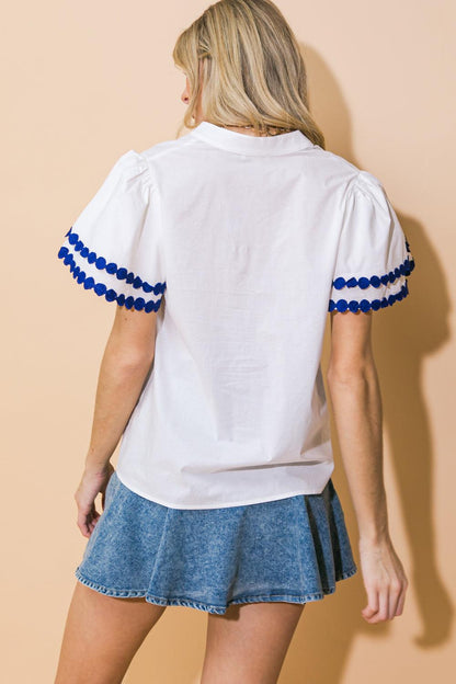 Learn as You Go Woven Top