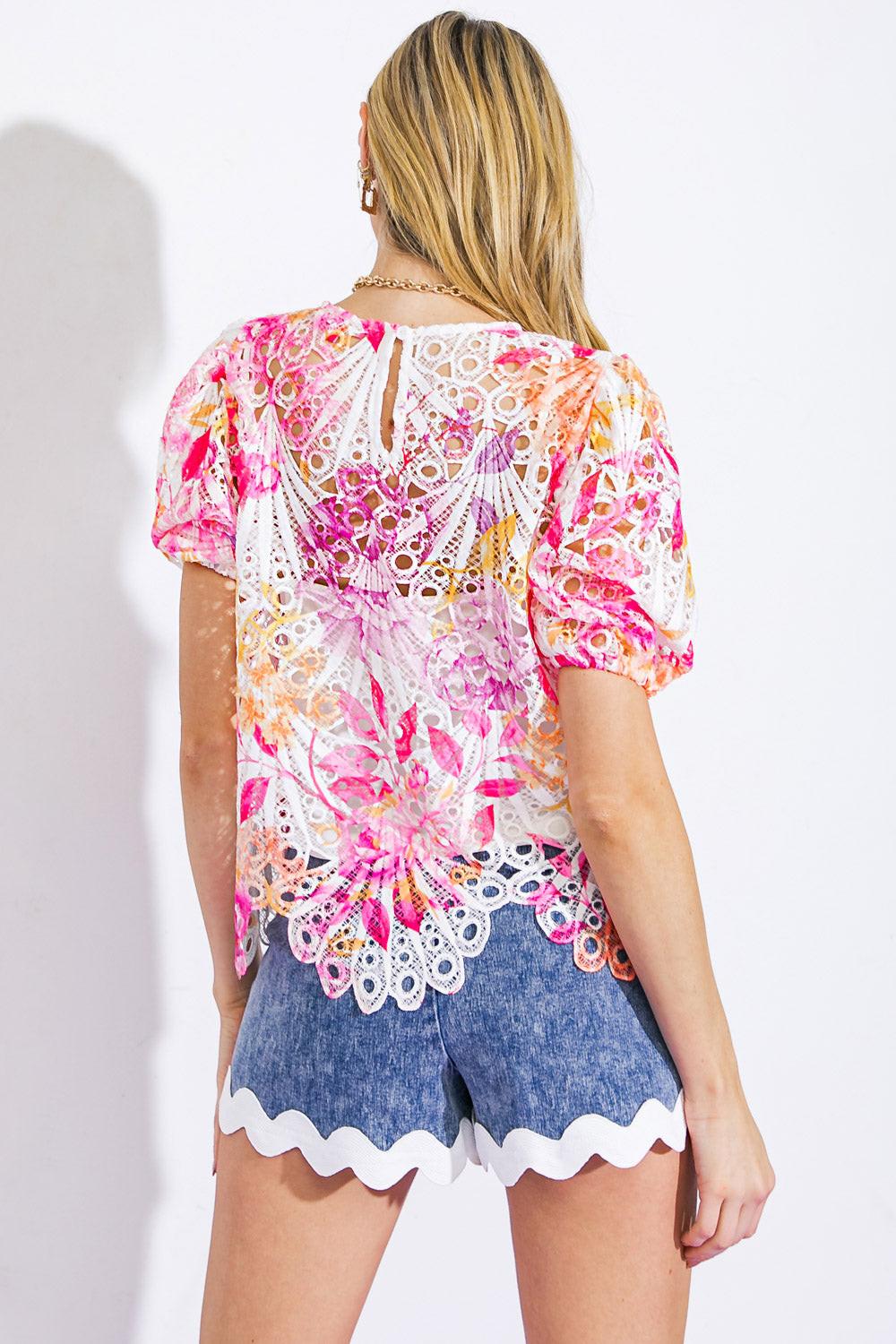 Can't Be Outdone Woven Top