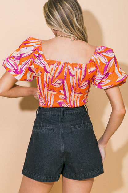 A World of Good Woven Crop Top