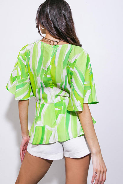 Easy to Say Woven Top