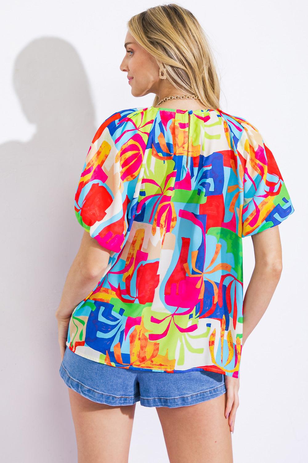 Graceful Beauty Woven Top