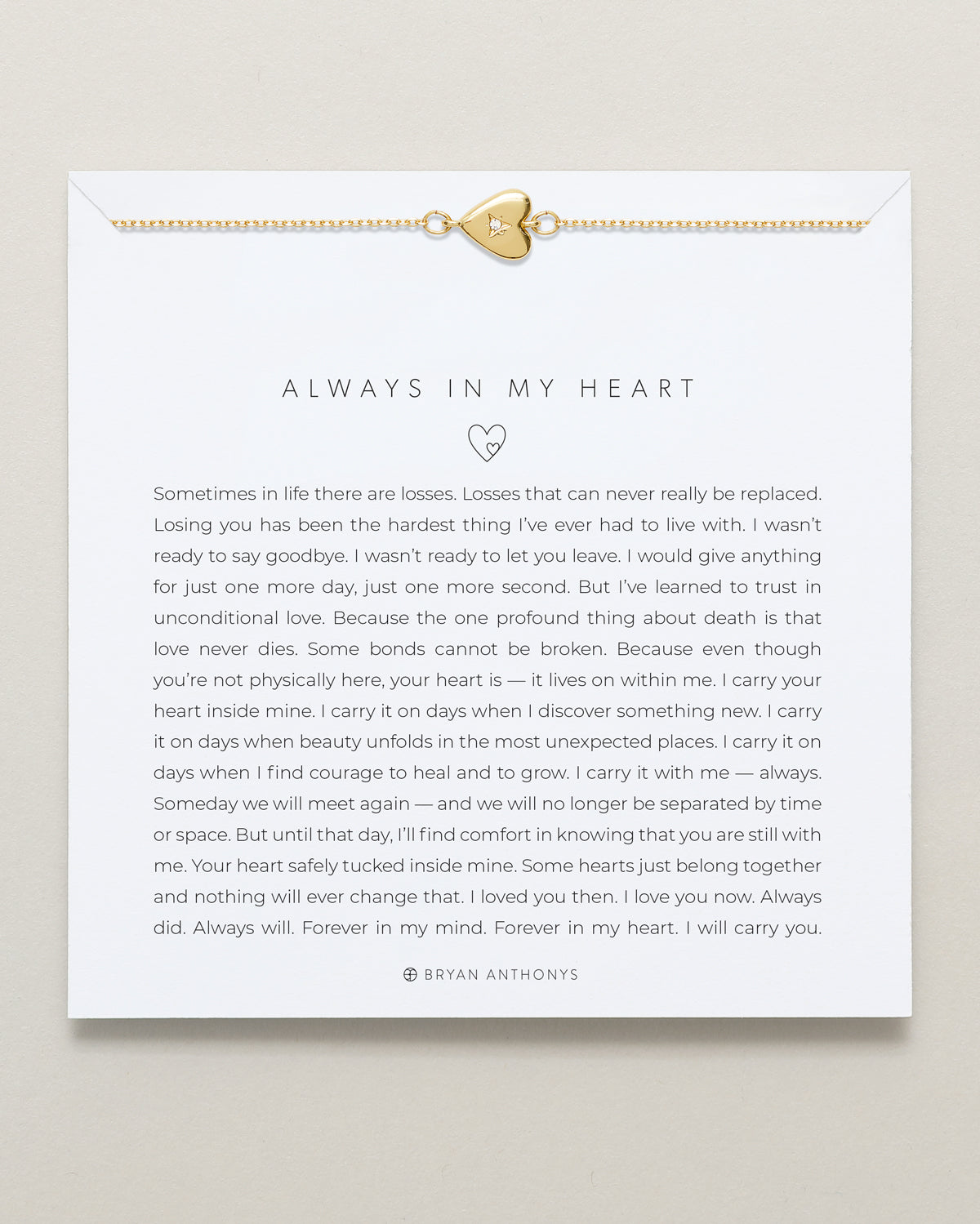 Always In My Heart Icon Bracelet