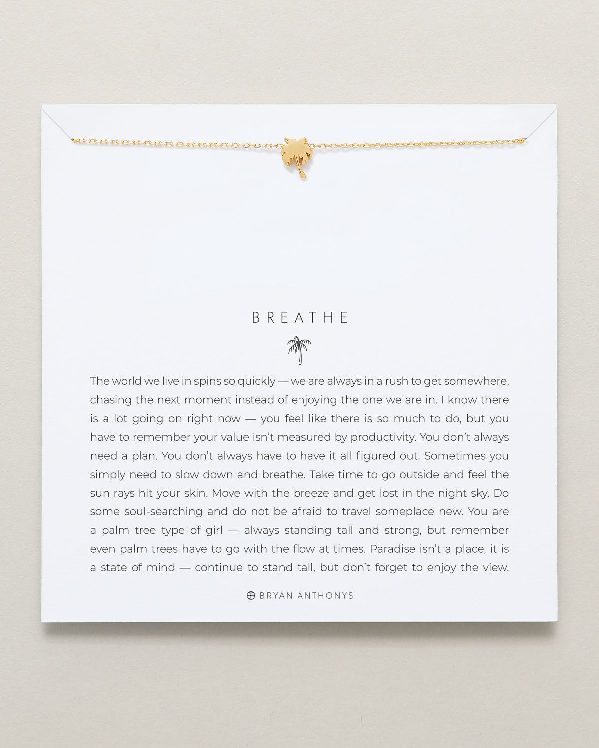 Breathe Icon Necklace