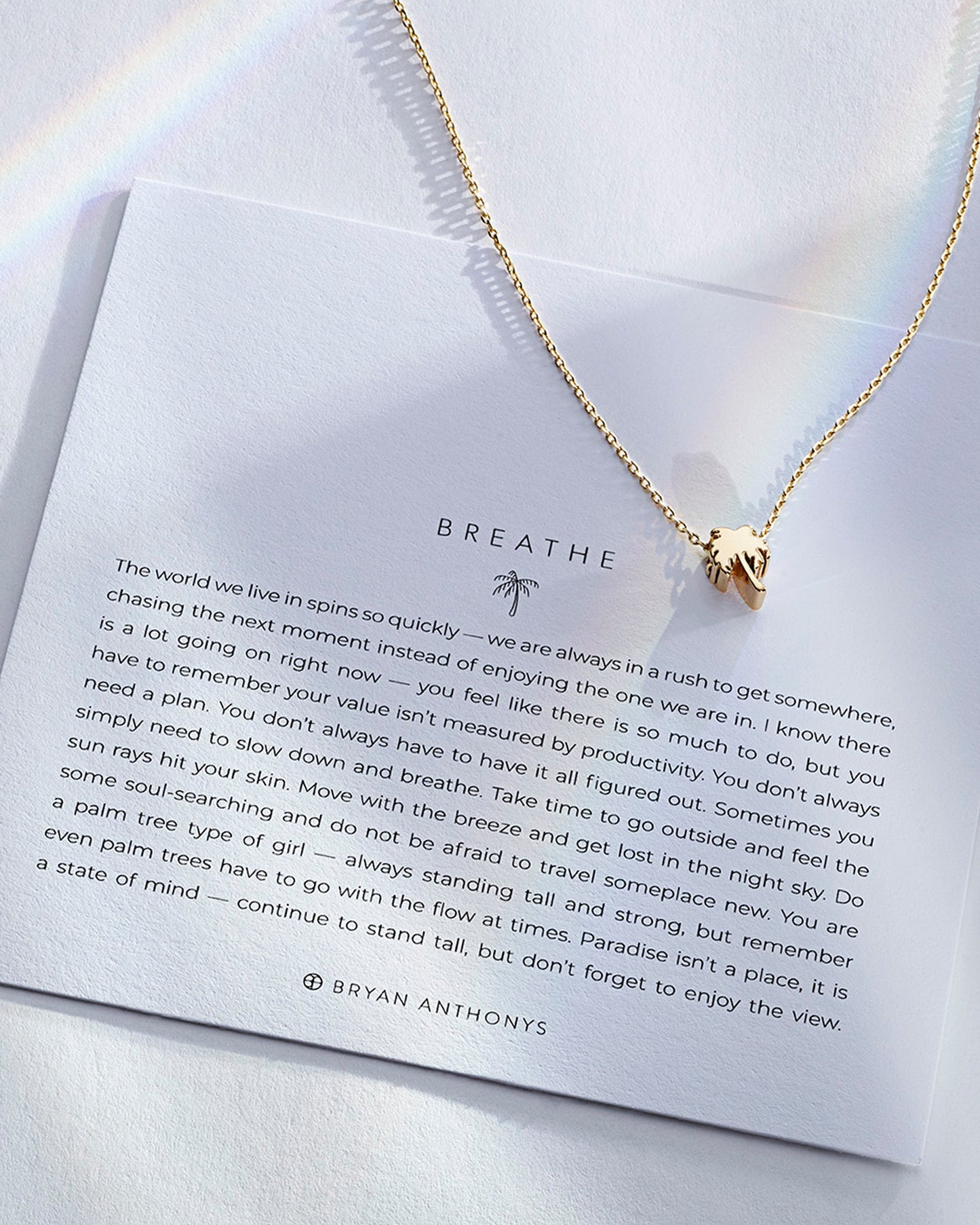 Breathe Icon Necklace