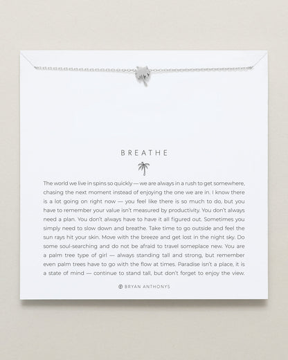 Breathe Icon Necklace