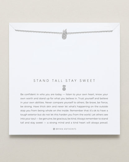 Stand Tall Stay Sweet Icon Necklace
