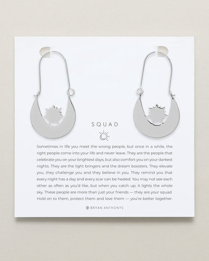 Squad Hoop Earrings