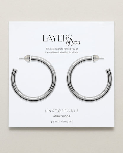 Unstoppable Maxi Hoop Earrings