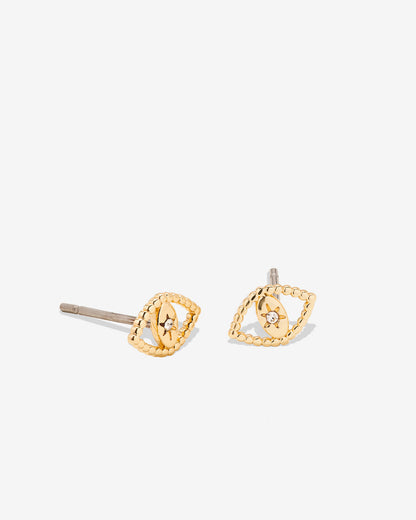 Just For Luck Evil Eye Earrings
