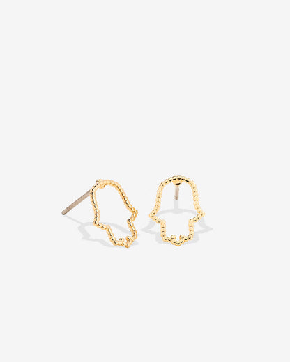 Just For Luck Hamsa Earrings