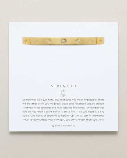 Strength Hinged Bracelet