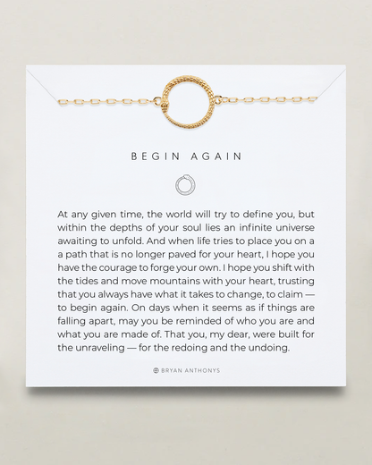 Begin Again Icon Necklace