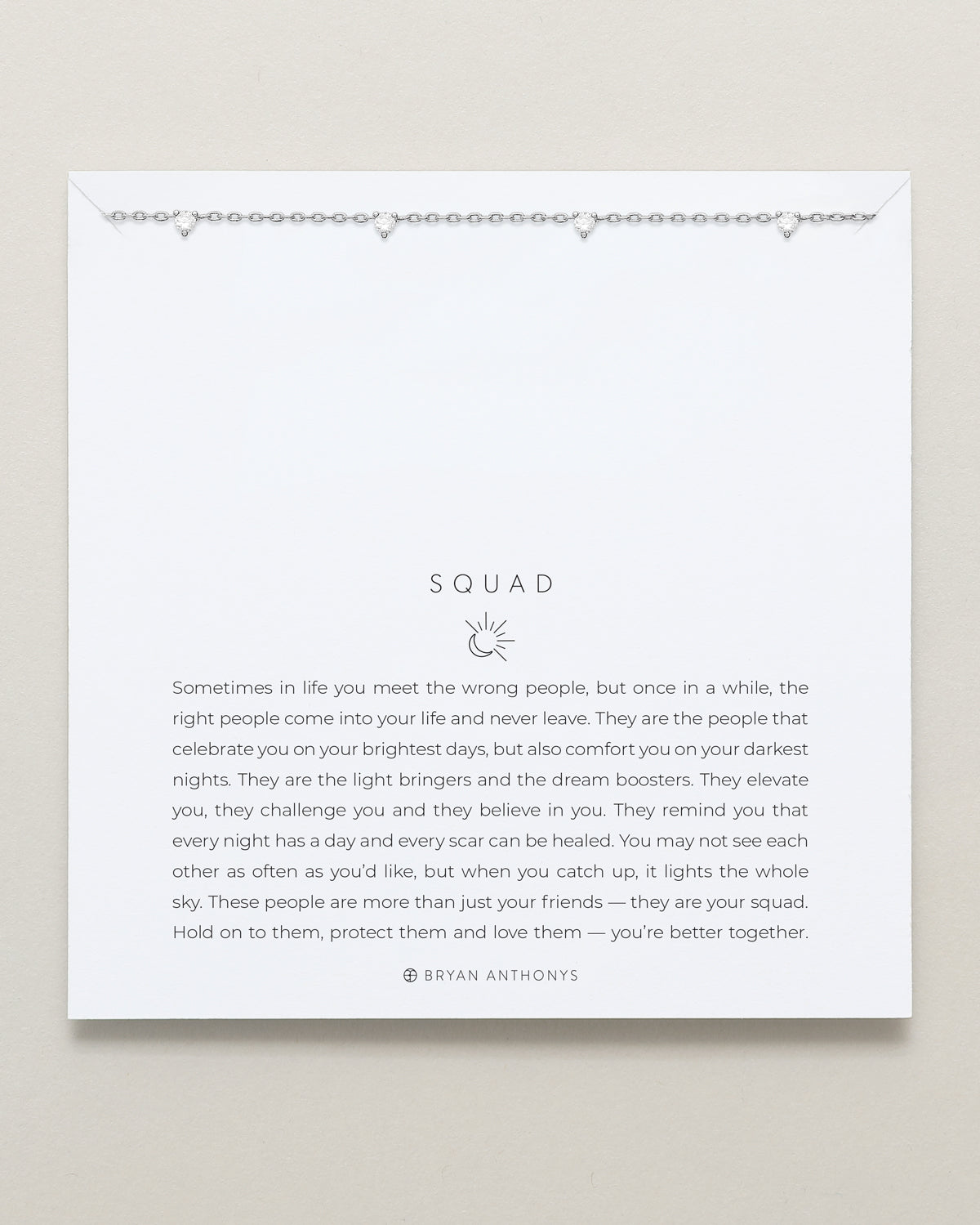 Squad Crystal Necklace