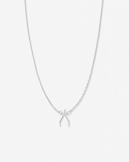Just For Luck Wishbone Necklace