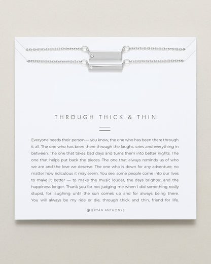 Through Thick & Thin Necklace Set