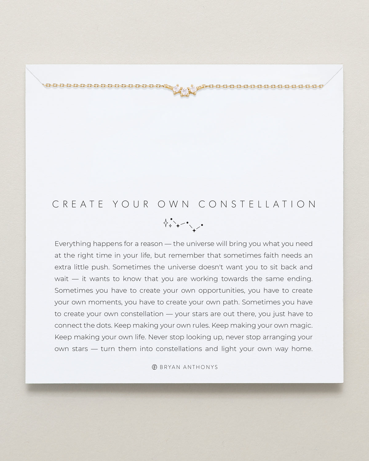 Create Your Own Constellation Stations Necklace