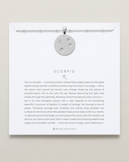 Scorpio — Zodiac Necklace
