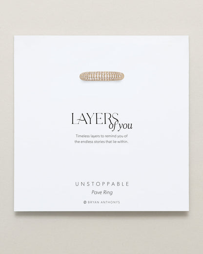 Unstoppable Pave Ring