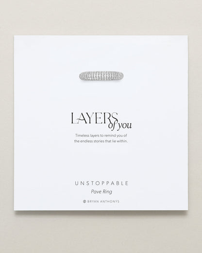 Unstoppable Pave Ring