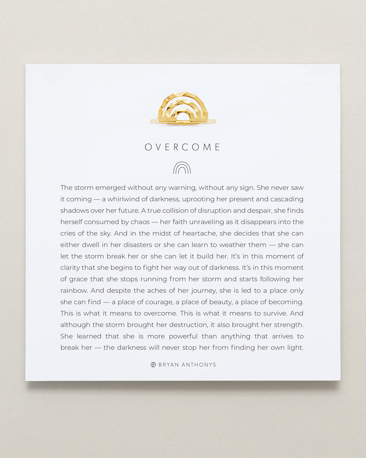 Overcome Ring – Zulily