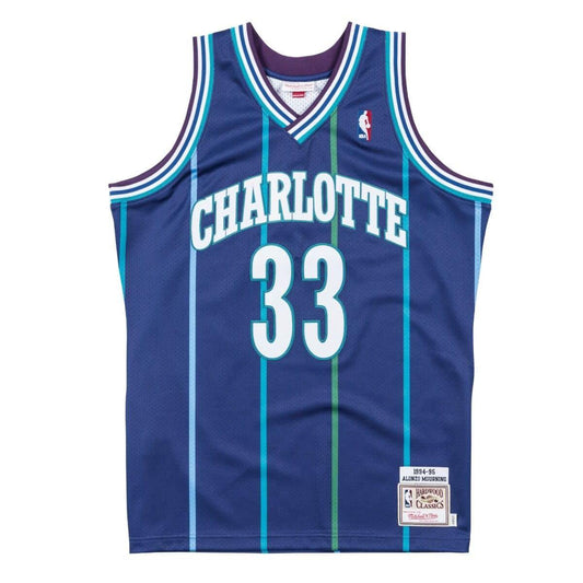 Mitchell & Ness Men's NBA Authentic Jersey Charlotte Hornets 1994 Alonzo Mourning