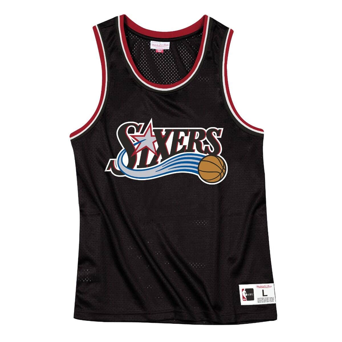 Mitchell & Ness Men's NBA Mesh Tank Top 76Ers Tank Tops