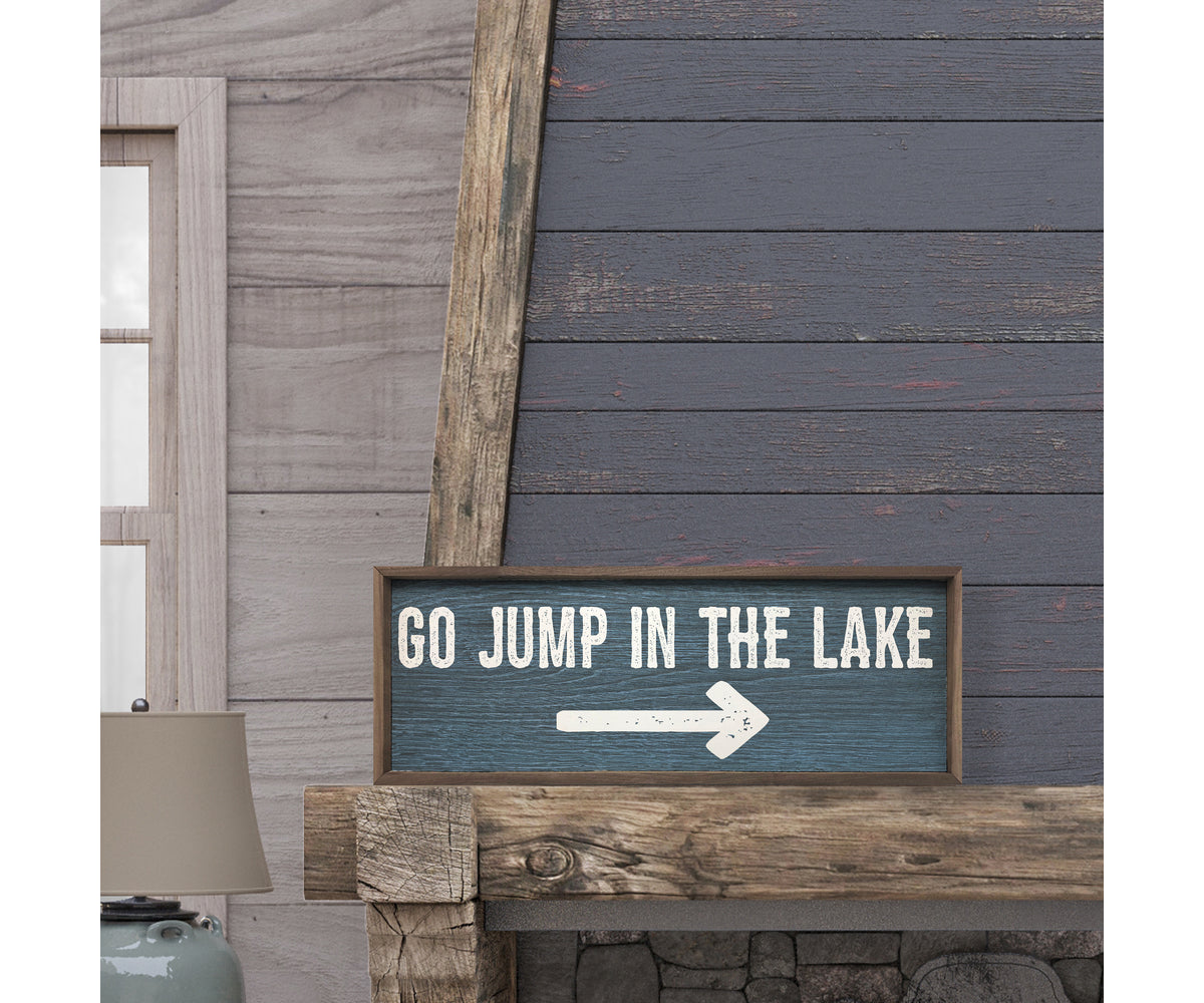 Kendrick Home Go Jump In The Lake Arrow Blue