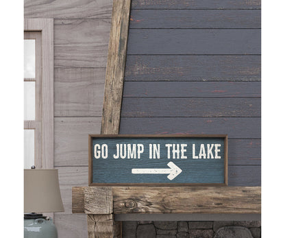 Kendrick Home Go Jump In The Lake Arrow Blue