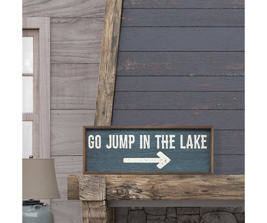 Kendrick Home Go Jump In The Lake Arrow Blue