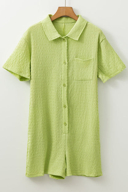 Threaded Pear Talia Short Sleeve Patched Shirt
