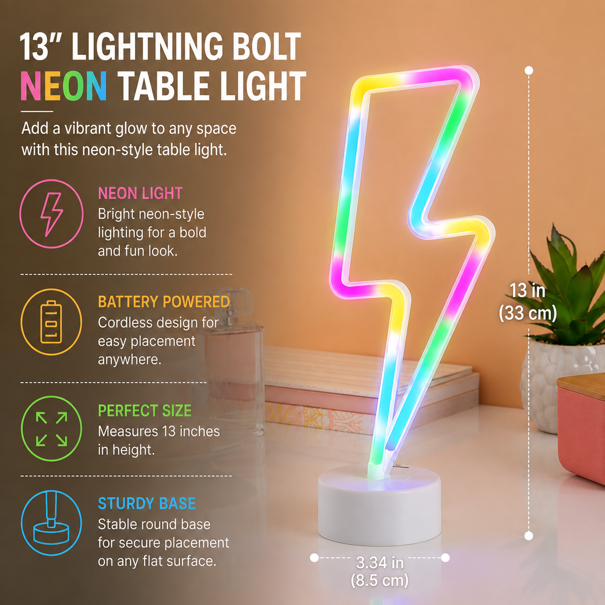 Brightside 13" Lightning LED-
