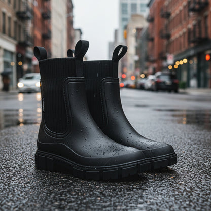 Women’s Waterproof Height-Increasing Rain Boots
