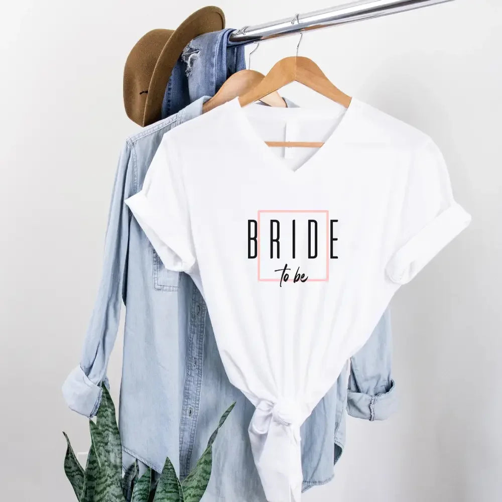 Bach Crew Bride To be Party Bachelorette V-Neck T-shirt