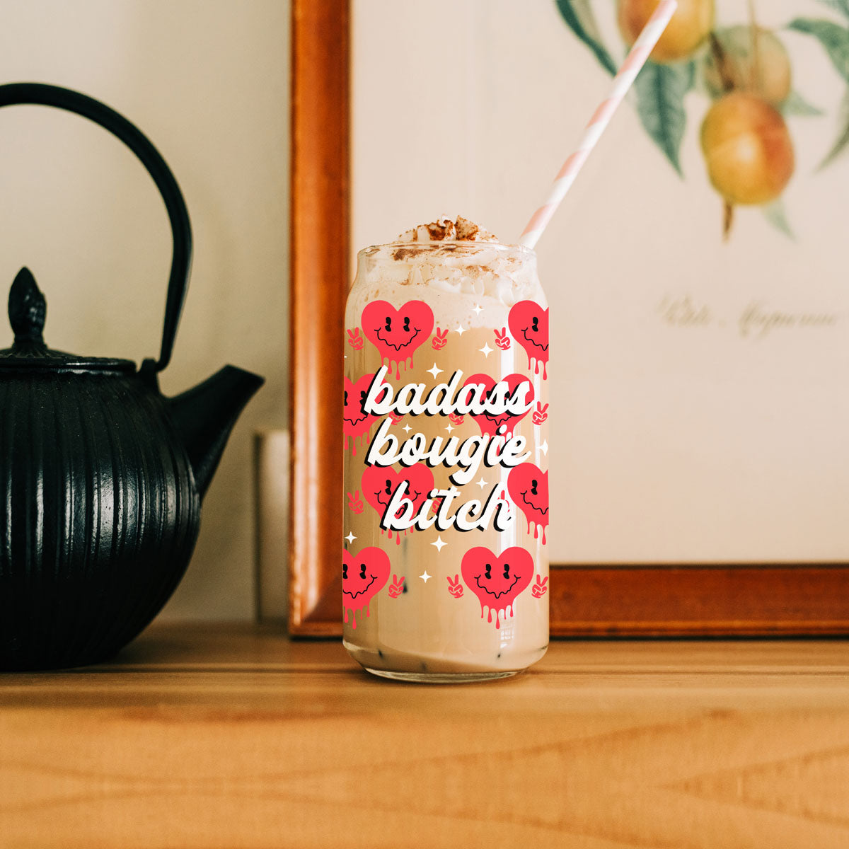 Unique Galentine’s Day gift for your best friend, coworker, or boss.
Empowering Valentine’s Day gifts for women with bold, fun designs.
Inspirational 20oz glass cup for women’s empowerment on Valentine’s Day.