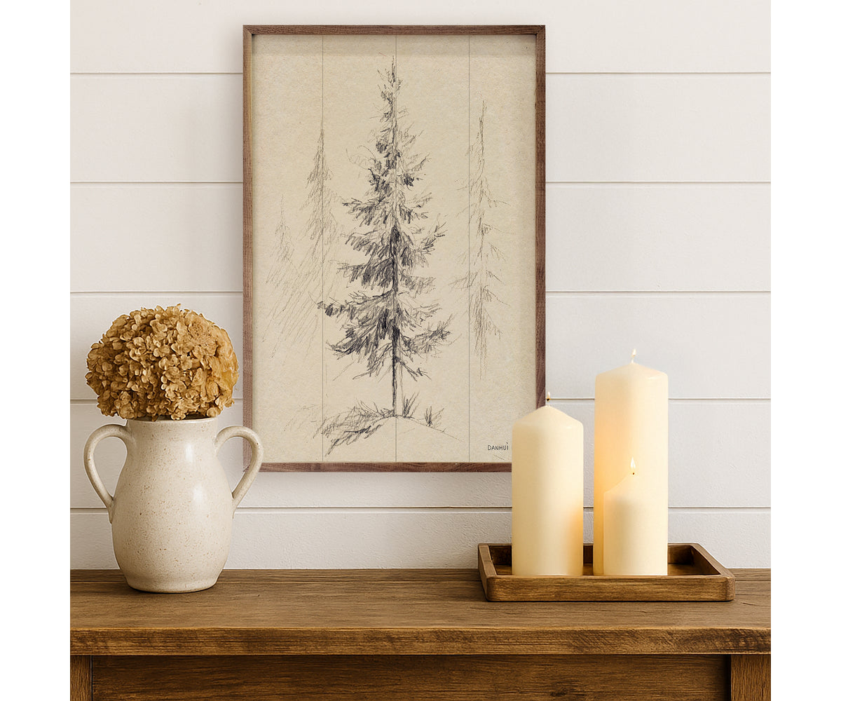 Kendrick Home Elegant Pine I By Danhui Nai