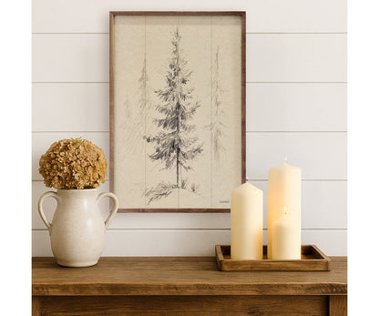 Kendrick Home Elegant Pine I By Danhui Nai