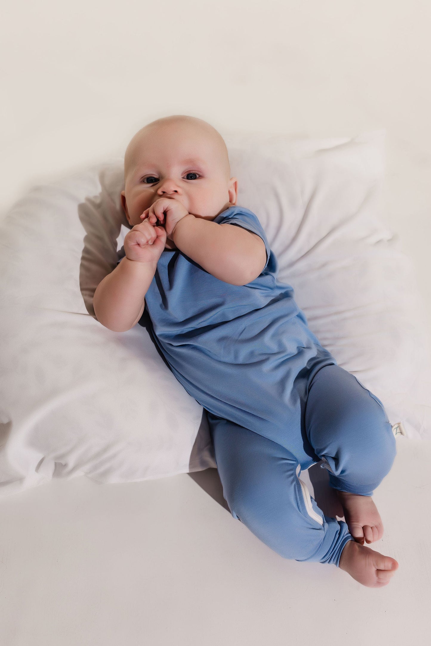 Ocean Bamboo Lyocell Zip Romper