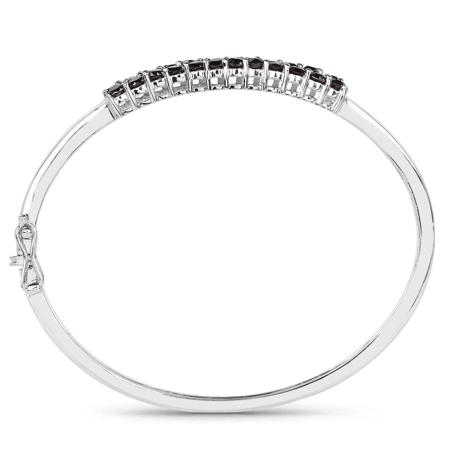 Natural Black Diamond Bangle
